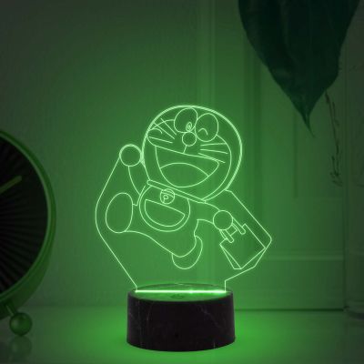 Doraemon Design Night Lamp with Multicolored Light Birthday gift for Kid